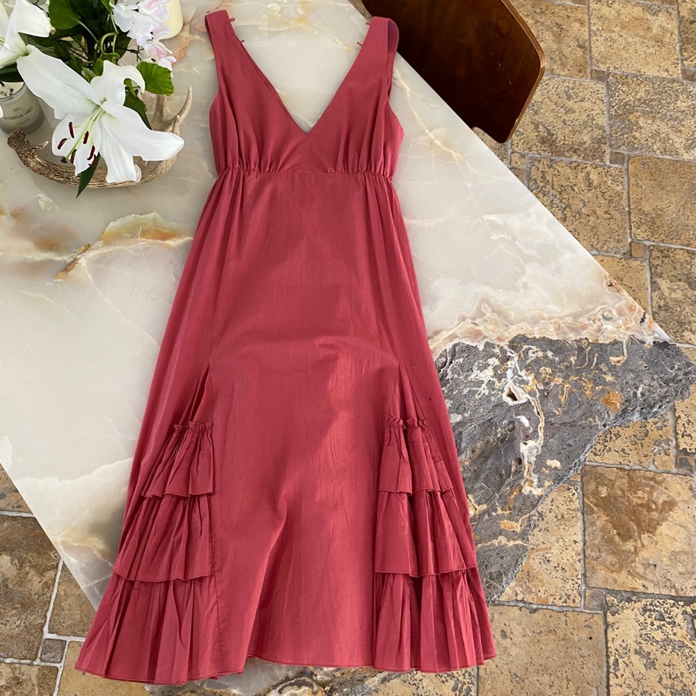 BCBG dress, rose colored